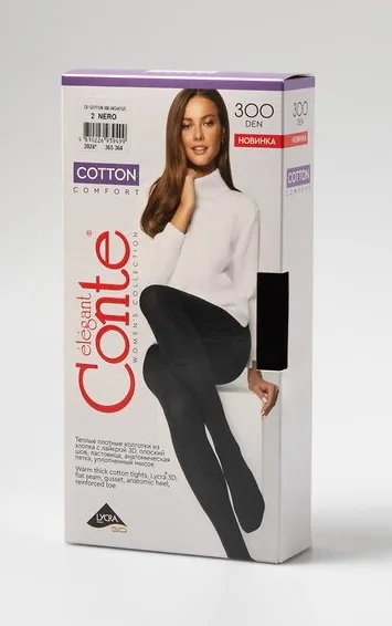 Conte Cotton колготки женские 300ден №2