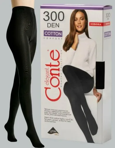 Conte Cotton колготки женские 300ден №3