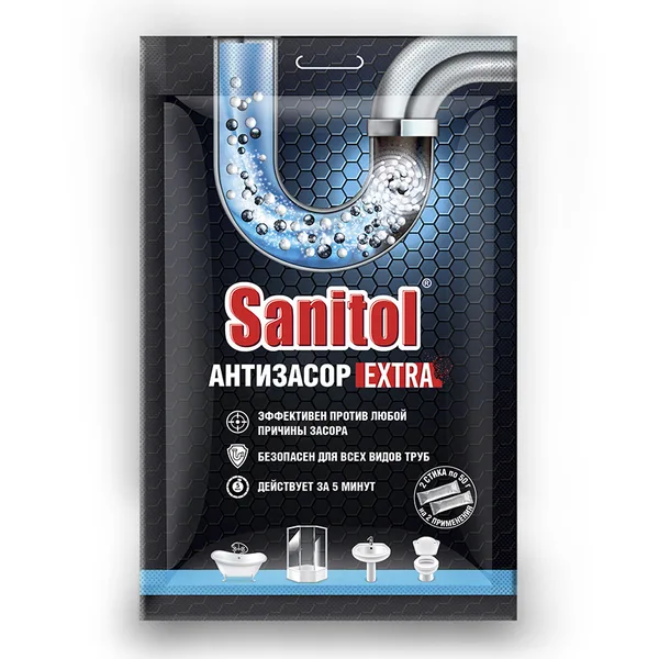 Sanitol Extra антизасор 2саше по 50гр