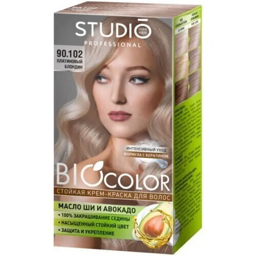 Studio Проф Биоколор Платиновый Блондин 90