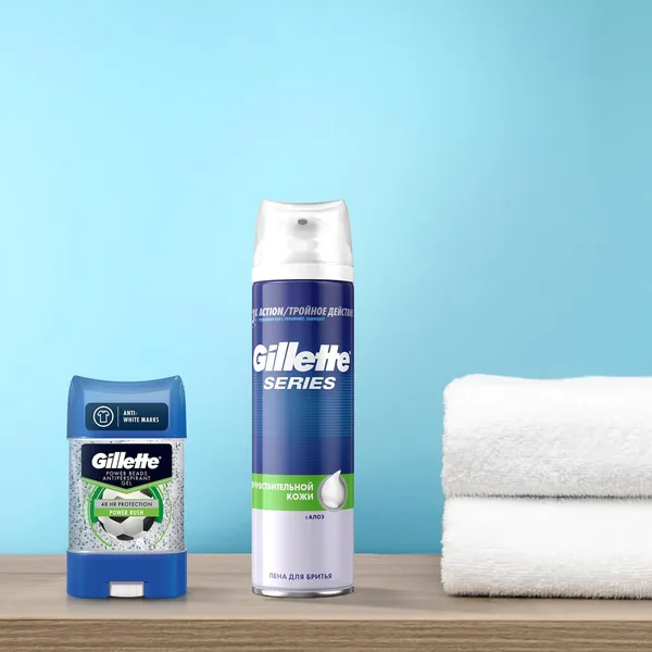 Gillette П/Н Gillette пена для бритья+гелевый антиперспирант