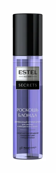 Estel Secrets Роскошь блонда двухфазный спре-блеск 200мл.