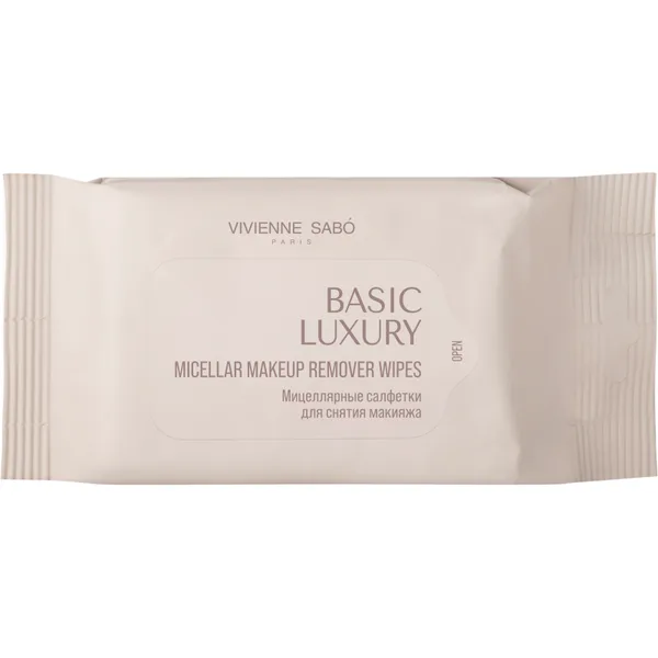 Vivienne Sabo Basic luxury мицеллярные салфетки для снятия макияжа 20шт.