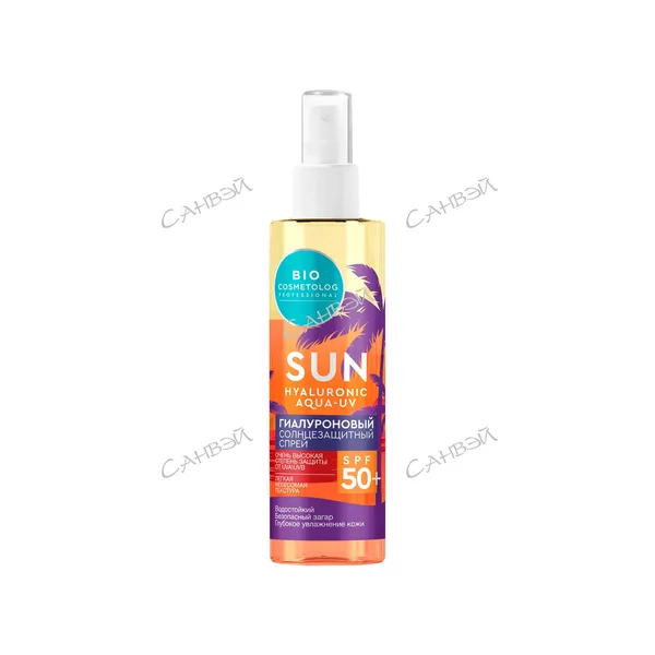 Солнцезащитный спрей с шиммером гиалуроновый SPF 30 Sun